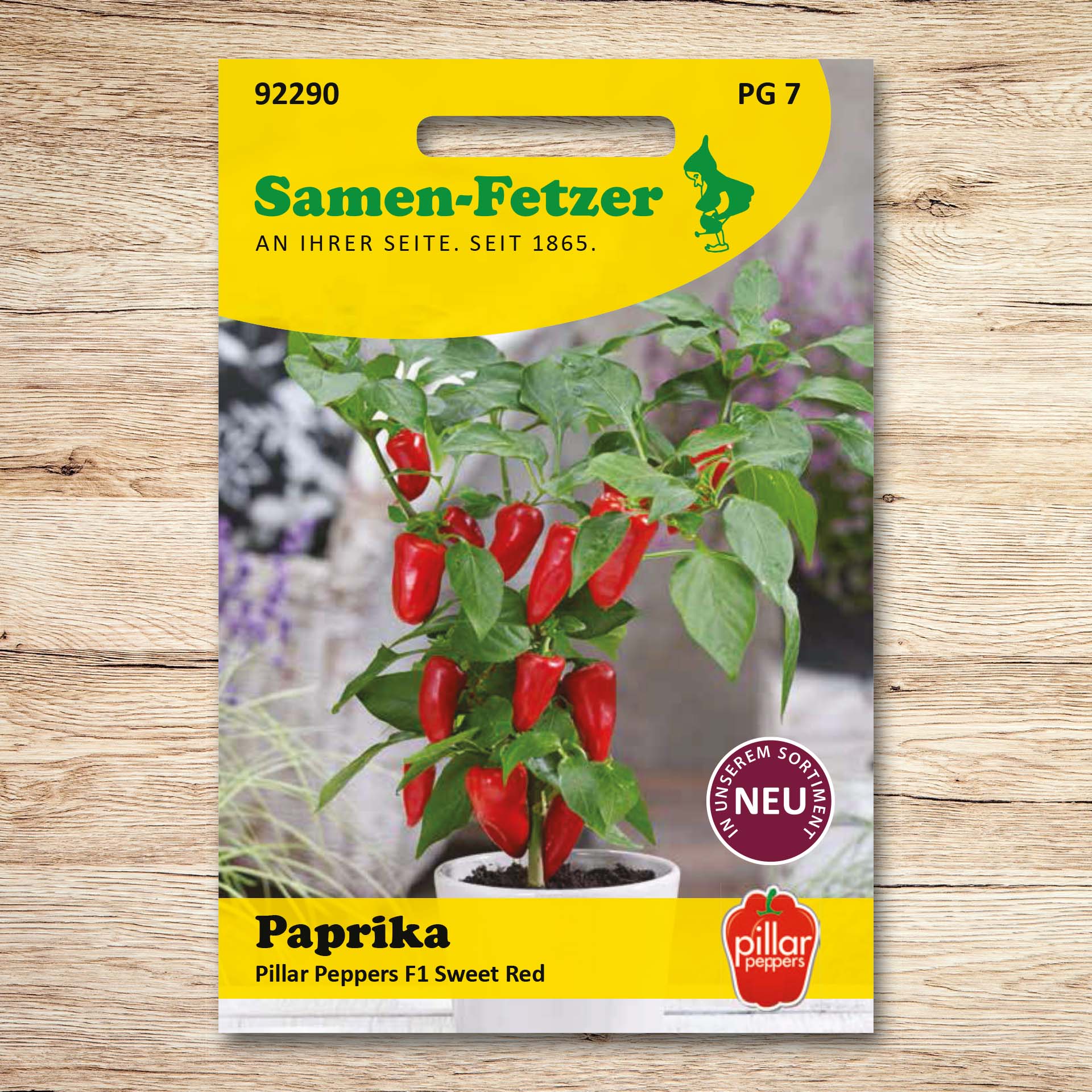 Paprika Pillar Peppers F1 Sweet Red