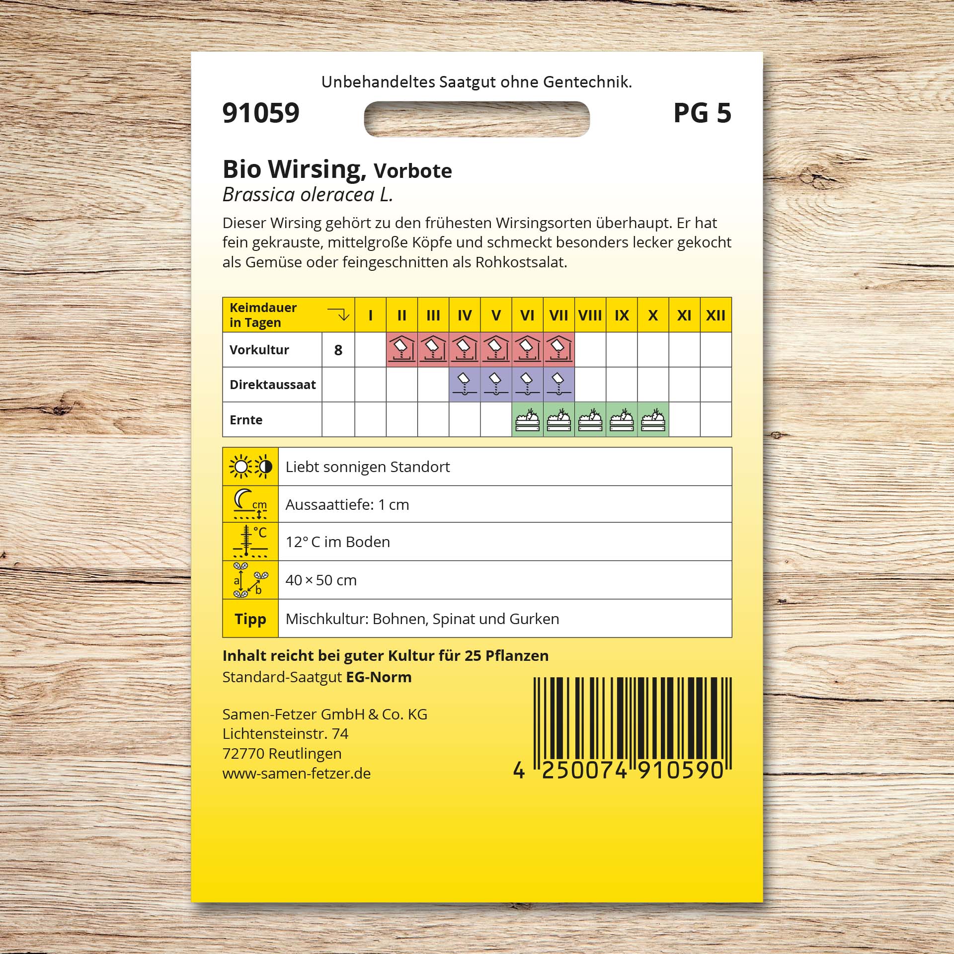 Wirsing (Bio) Vorbote