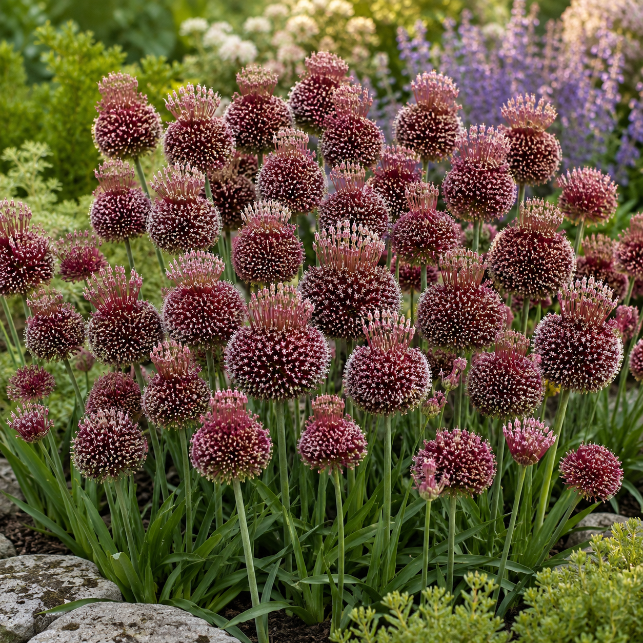 Allium amethystinus Forelock