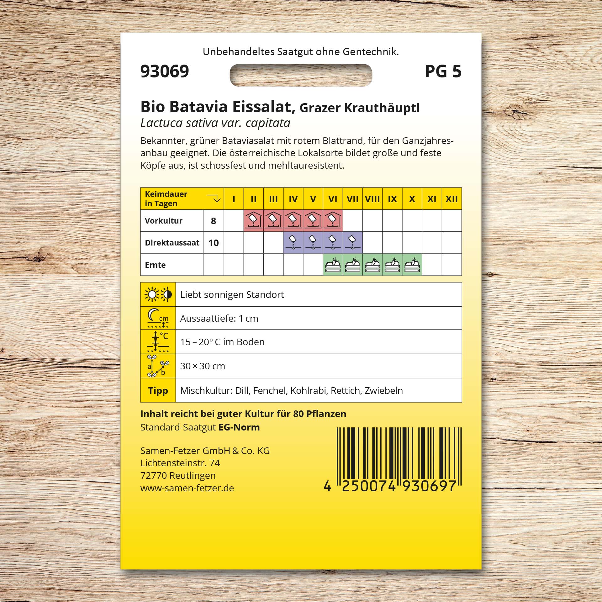 Eissalat (Bio) Grazer Krauthäuptl