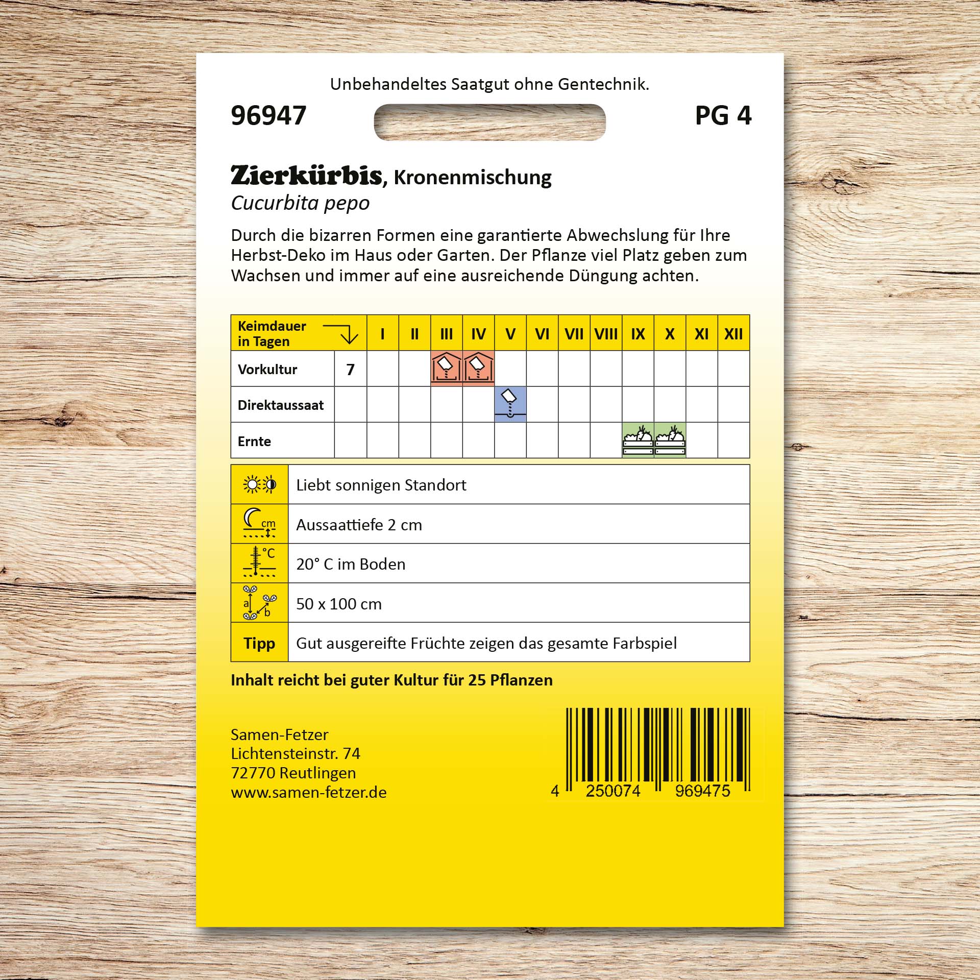 Zierkürbis Kronenmischung