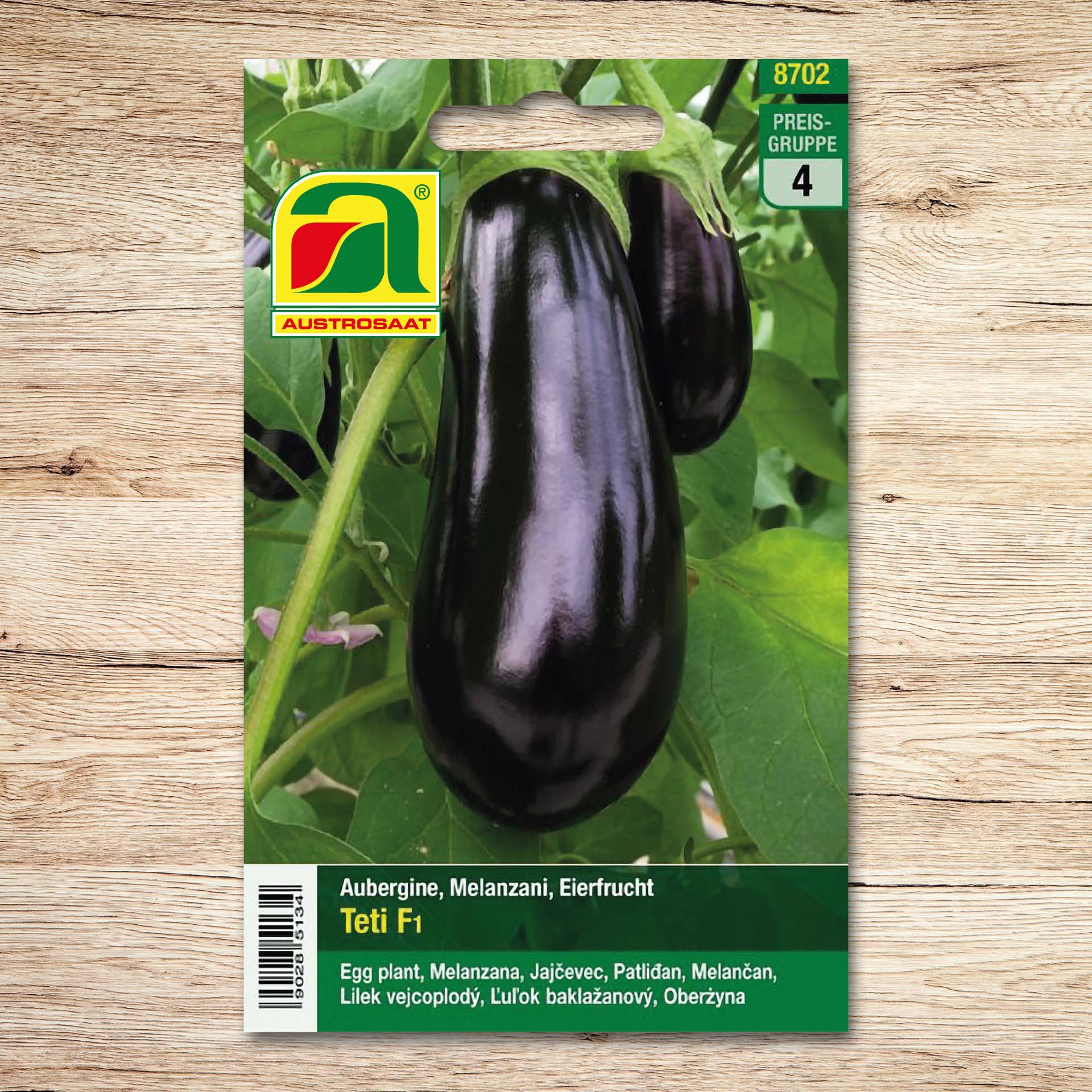 Eierfrucht Teti F1 (Melanzani)