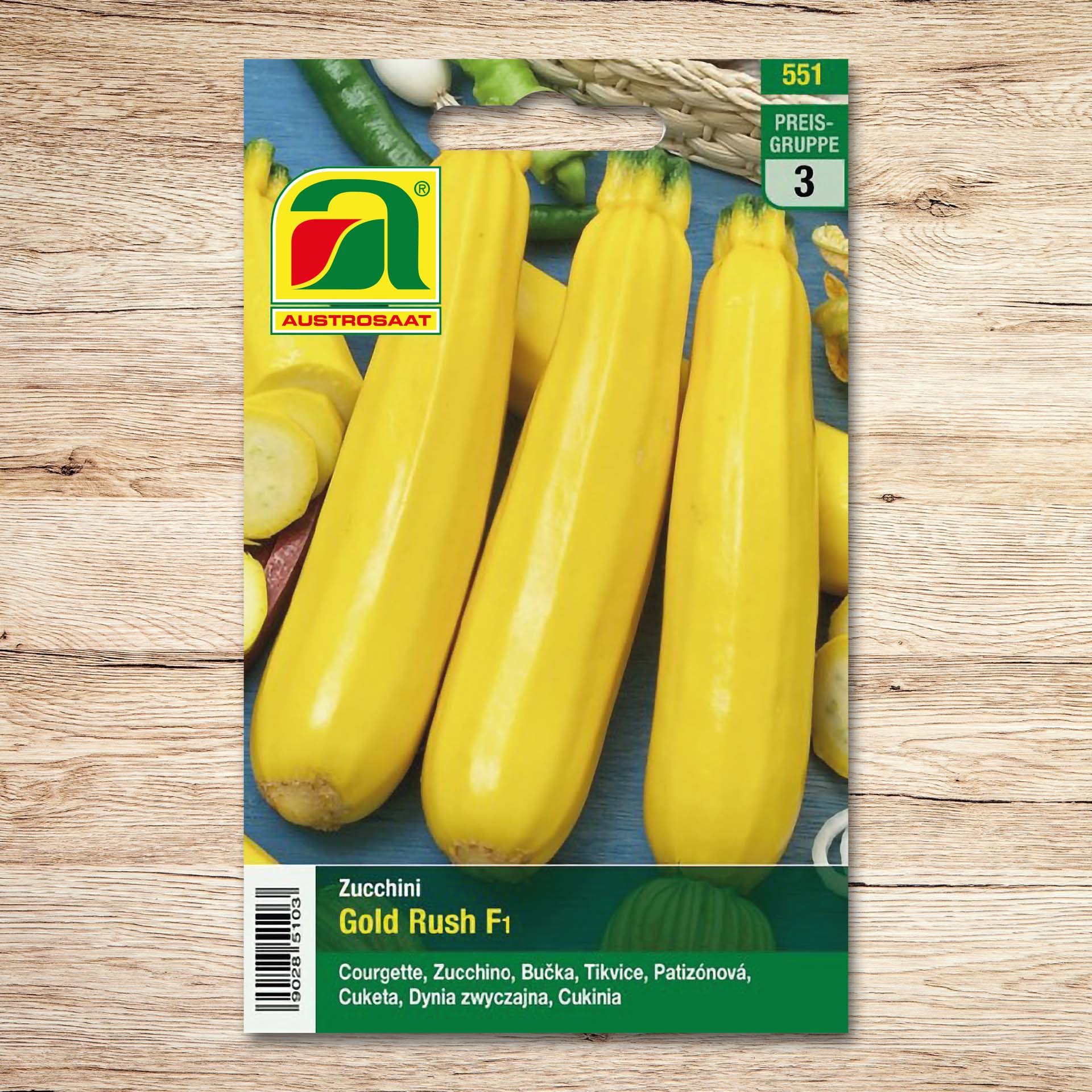 Zucchini Gold Rush F1