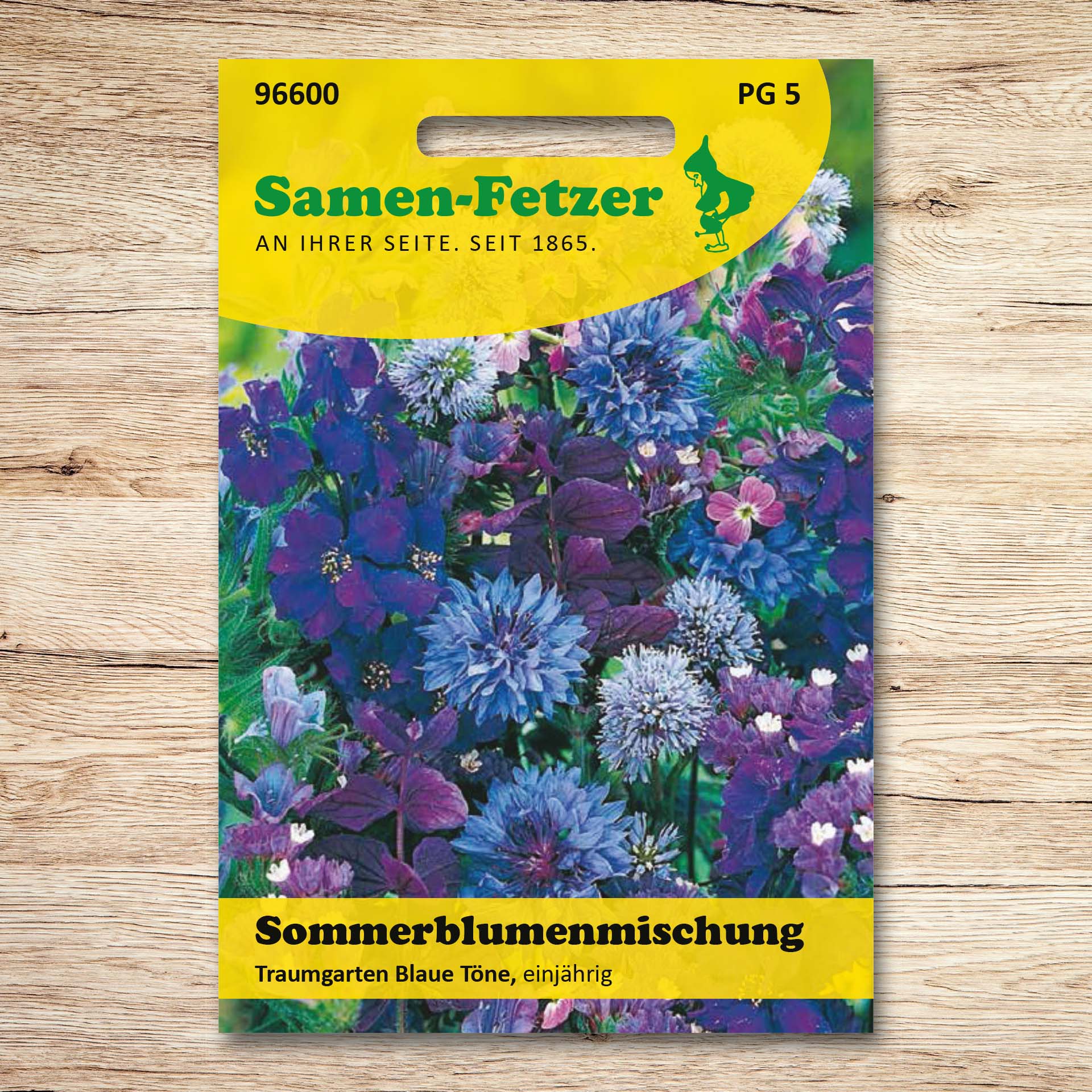 Sommerblumenmischung Traumgarten Blaue Töne