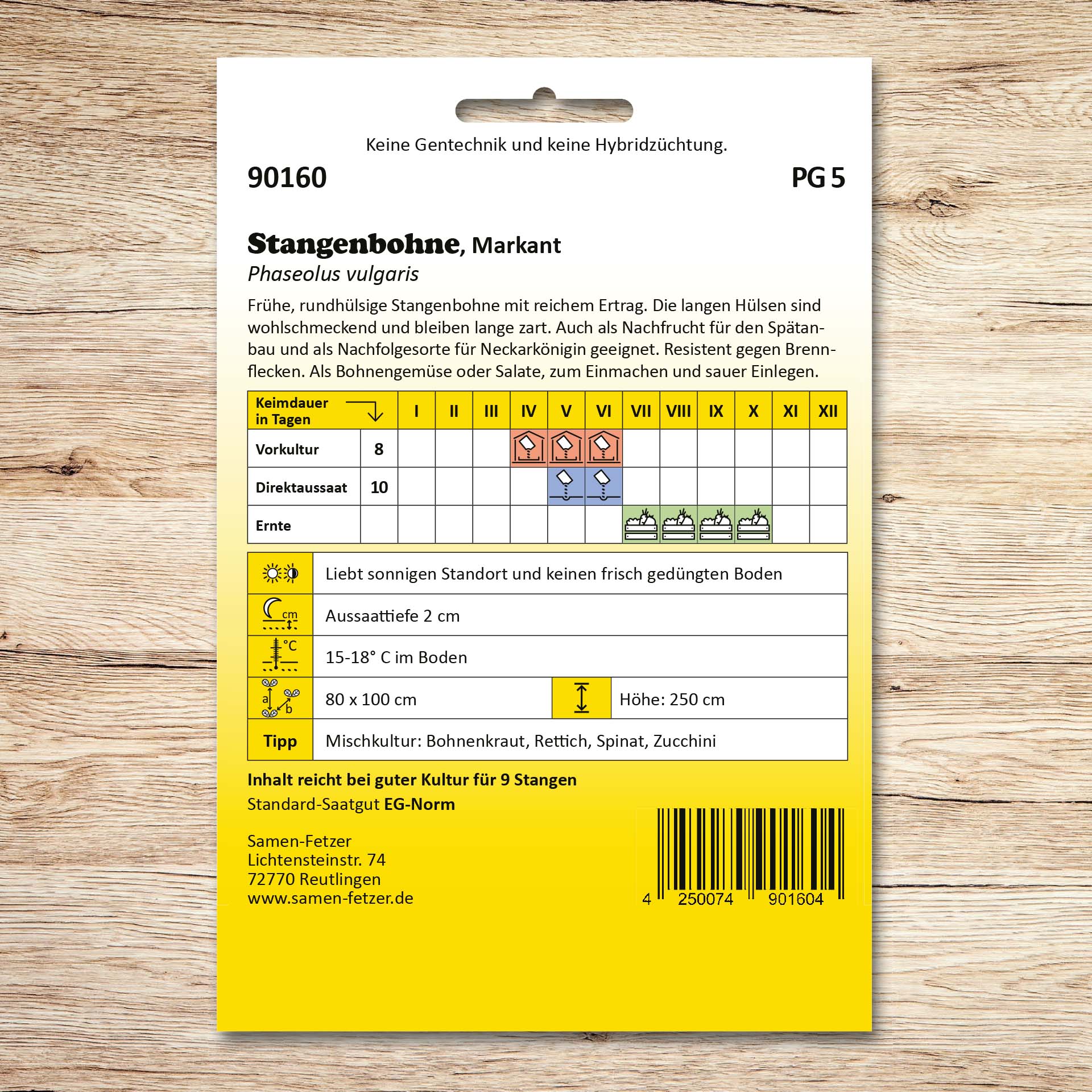 Stangenbohnen Markant