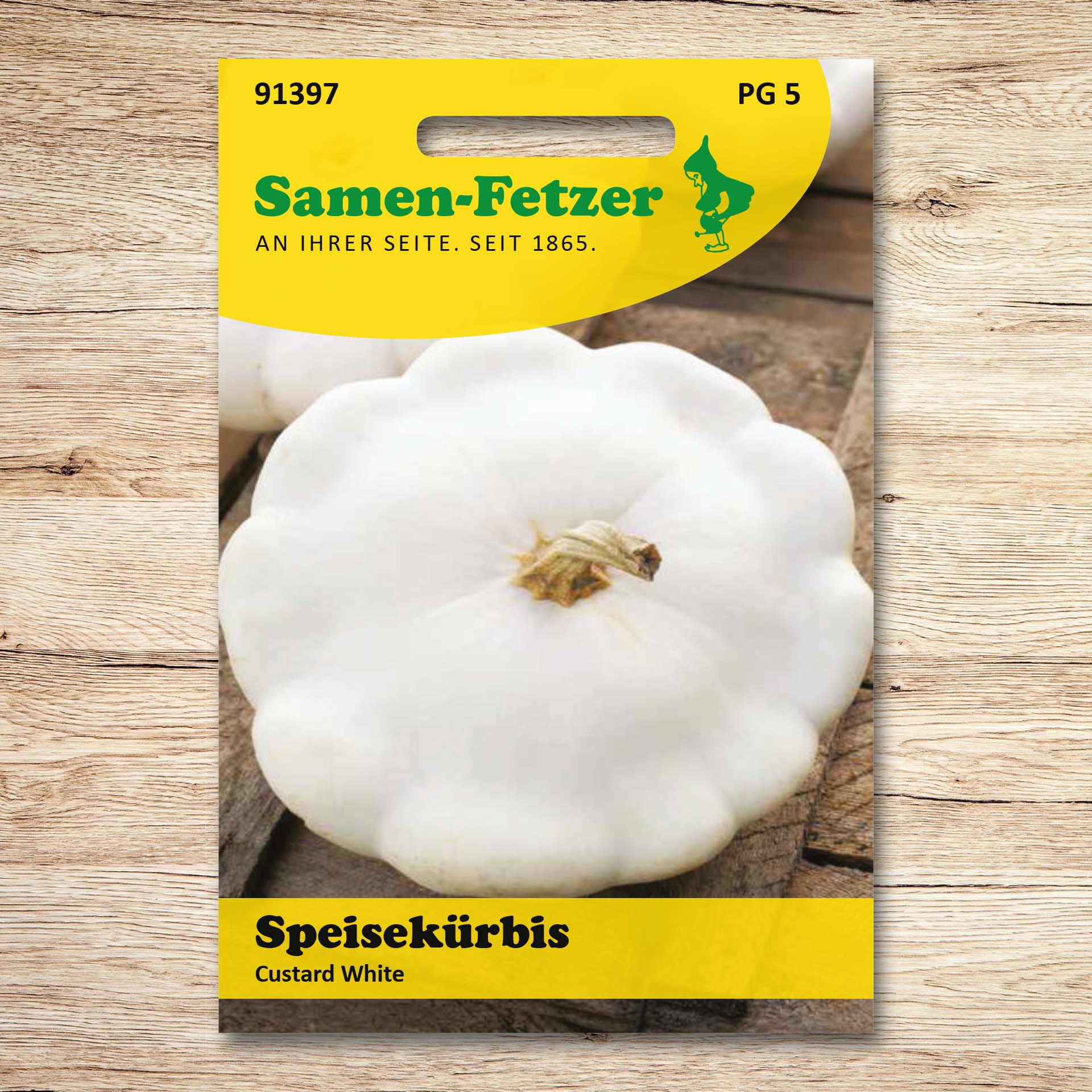 Speisekürbis Custard White