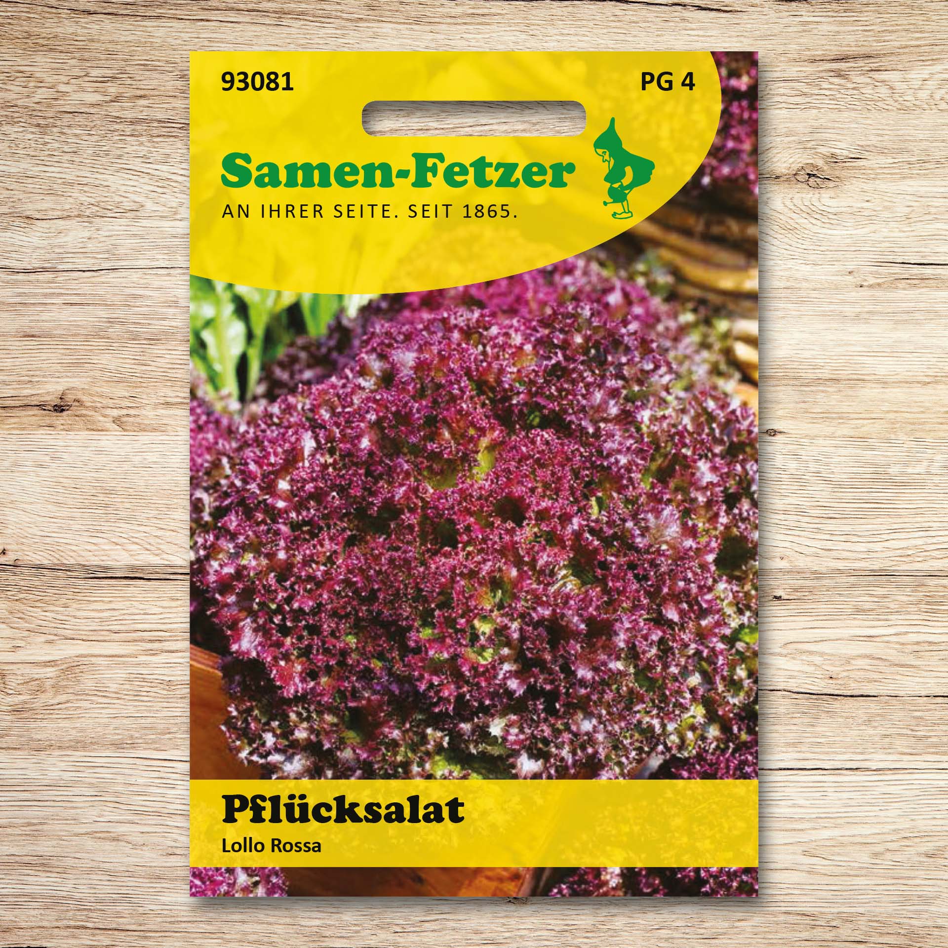 Pflücksalat Lollo Rosso