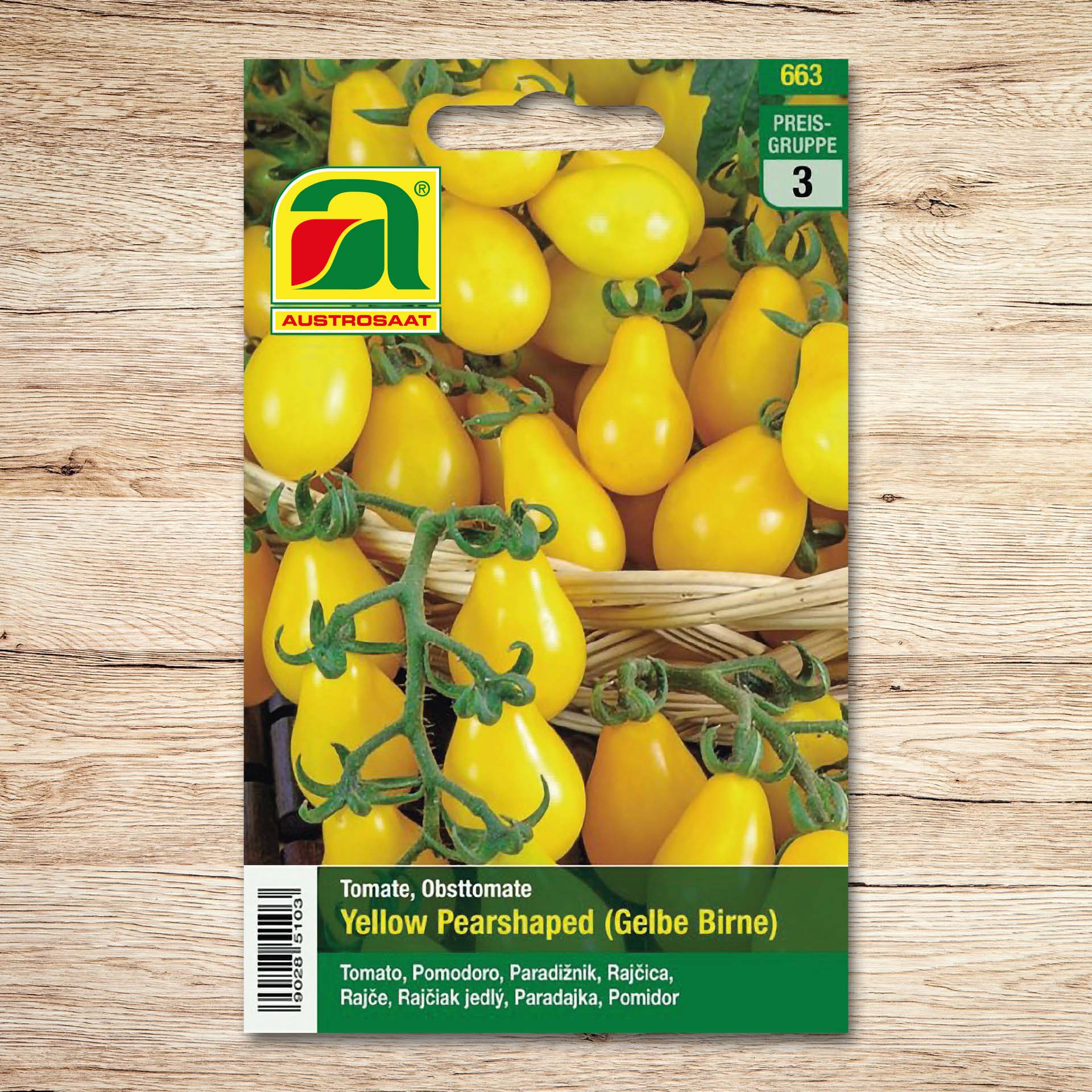 Tomaten Yellow Pearshaped