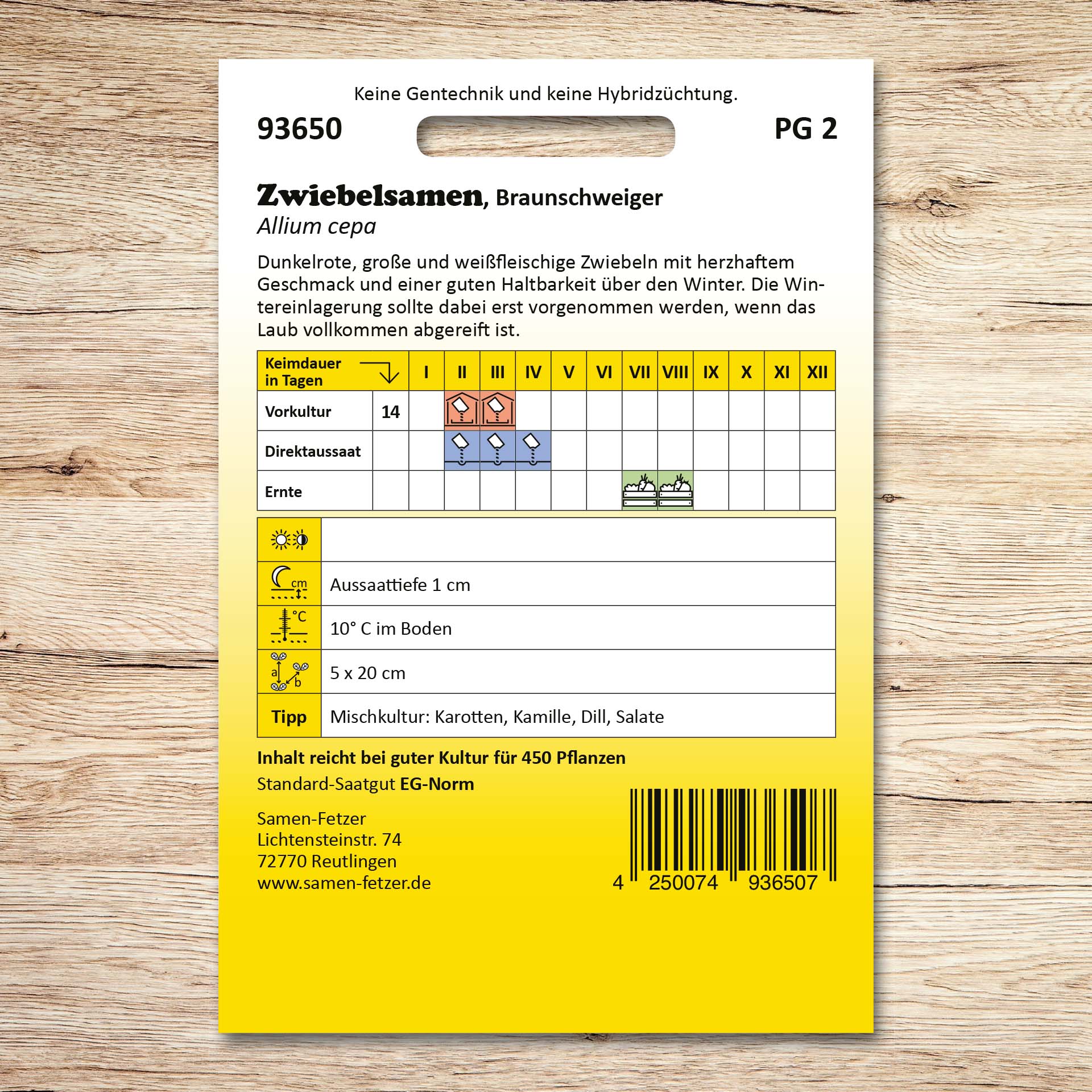 Zwiebelsamen Braunschweiger,dunkelblutrote