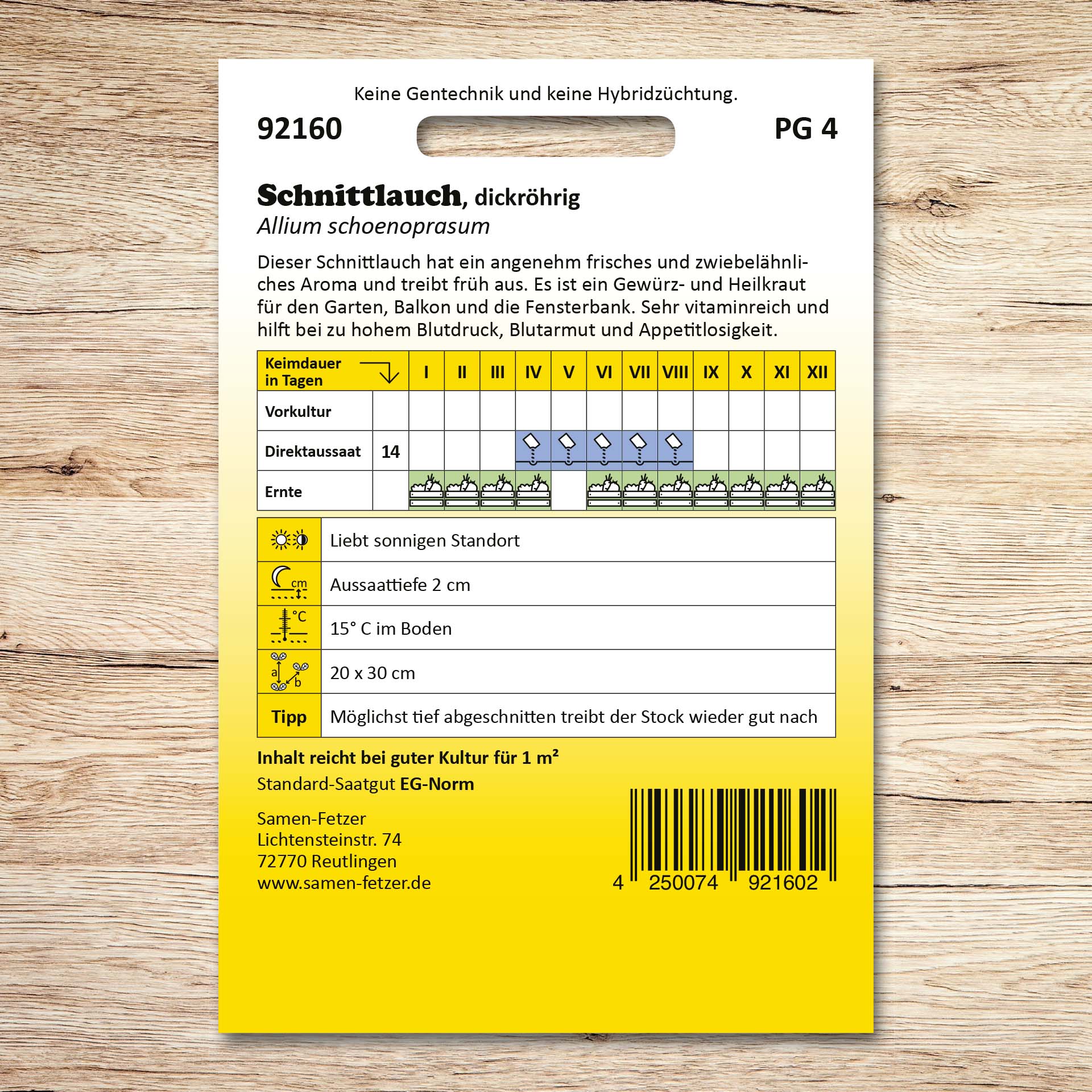 Schnittlauch dickröhrig