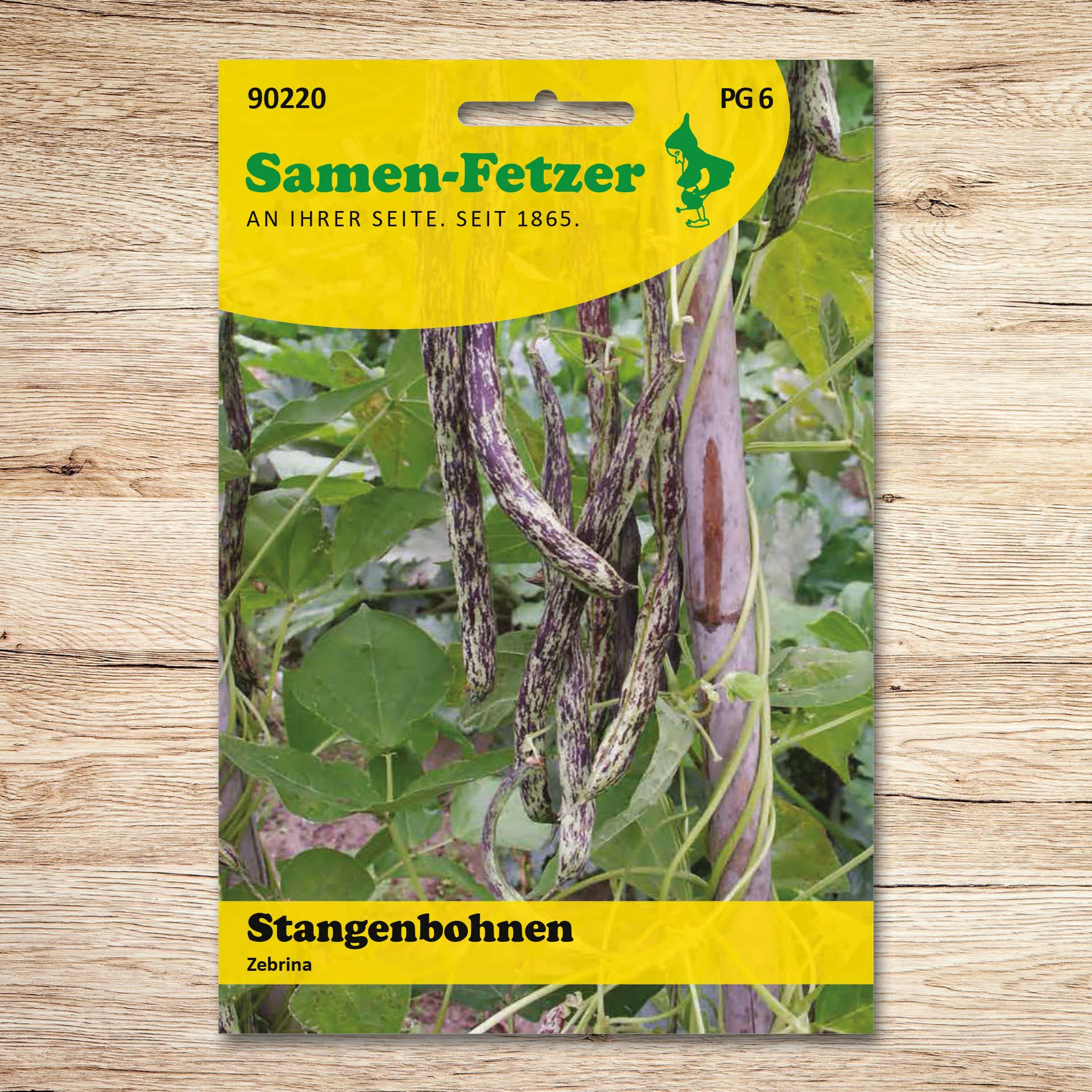 Stangenbohnen Zebrina