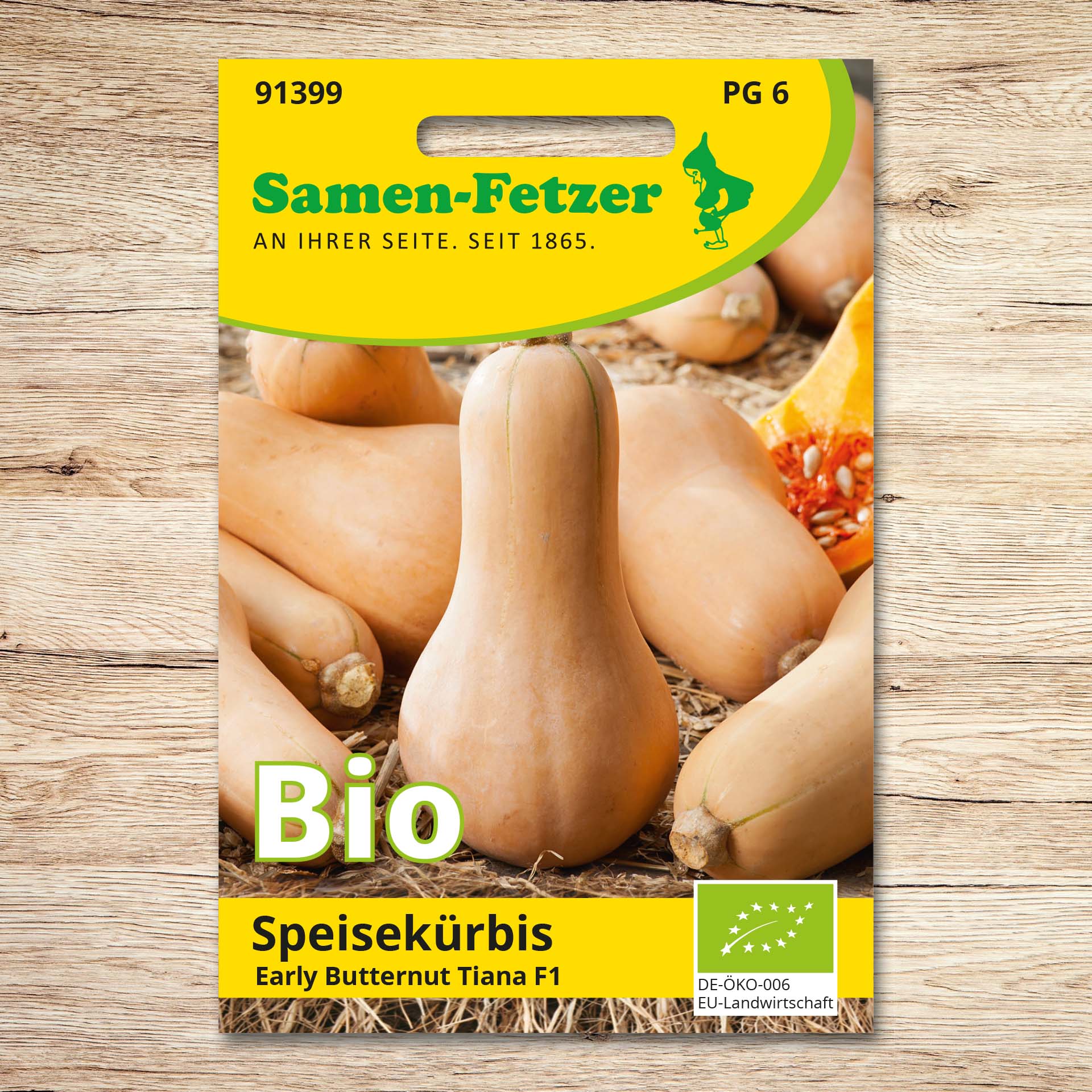 Speisekürbis (Bio) Early Butternut Tiana F1