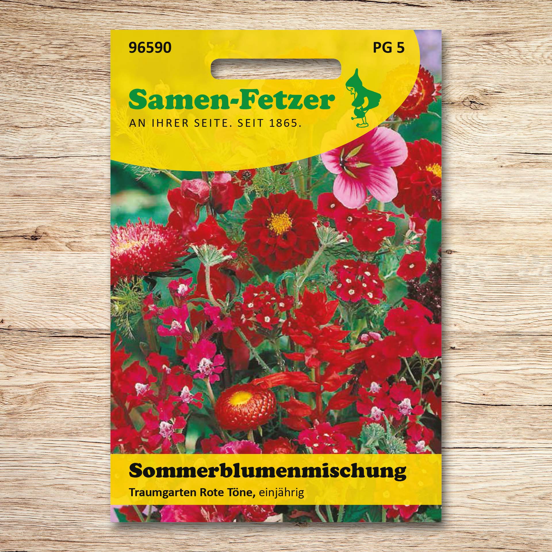 Sommerblumenmischung Traumgarten Rote Töne