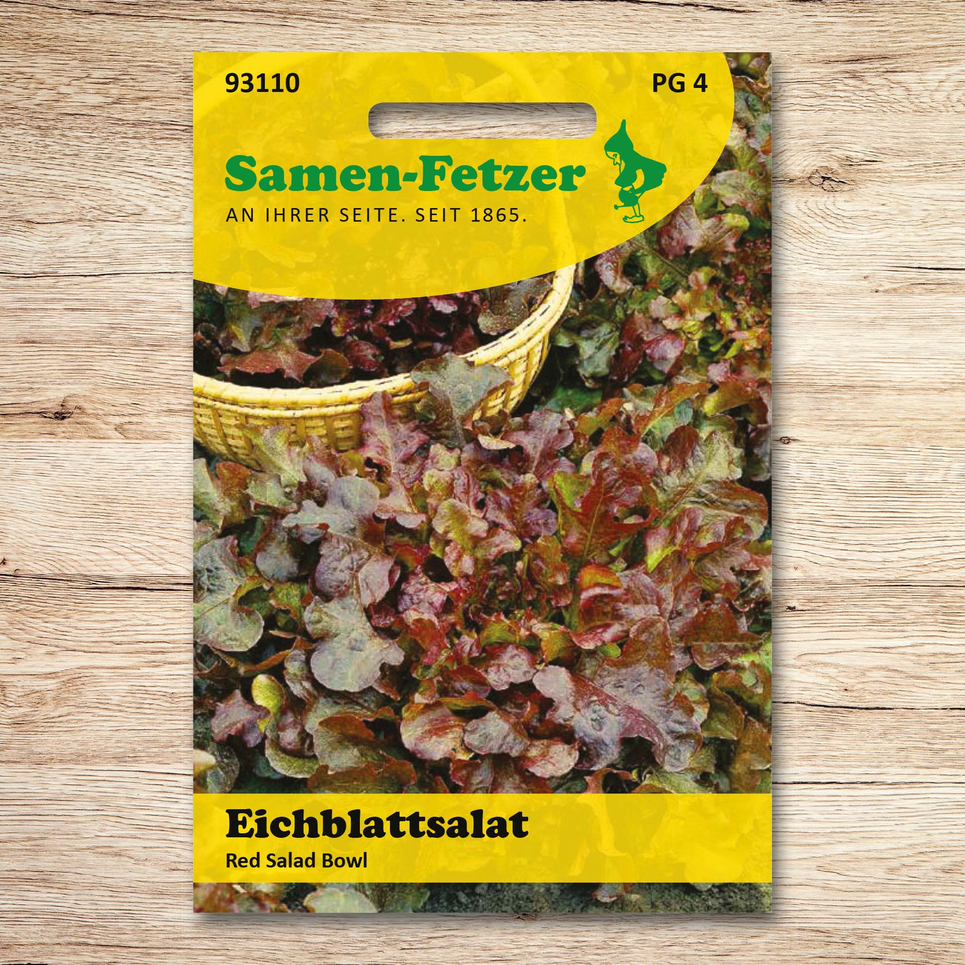 Eichblattsalat Red Salad Bowl