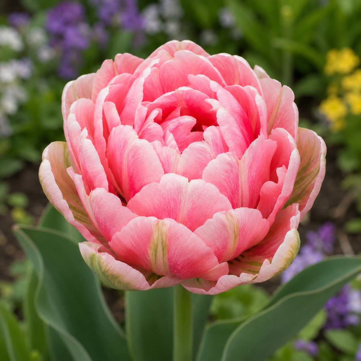 Gefüllte frühe Tulpen Peach Blossom