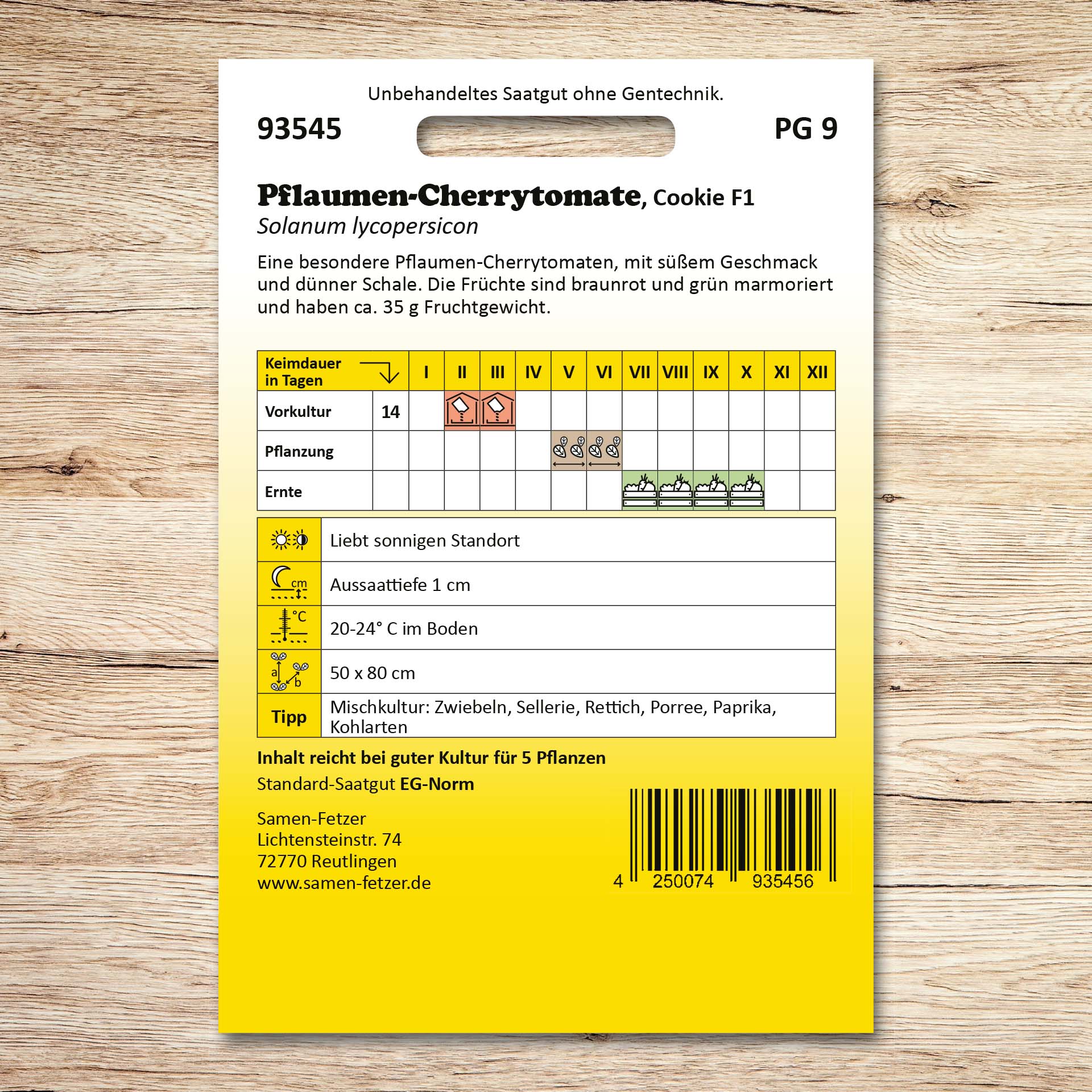 Pflaumen-Cherry-Tomaten Cookie F1