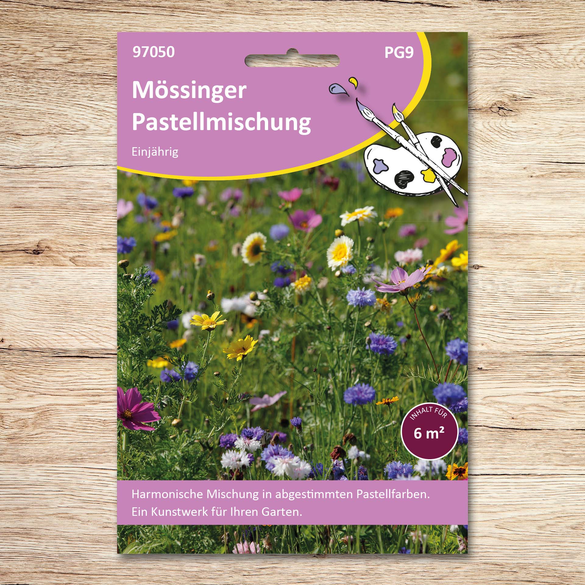 Sommerblumenmischung Mössinger Pastellmischung