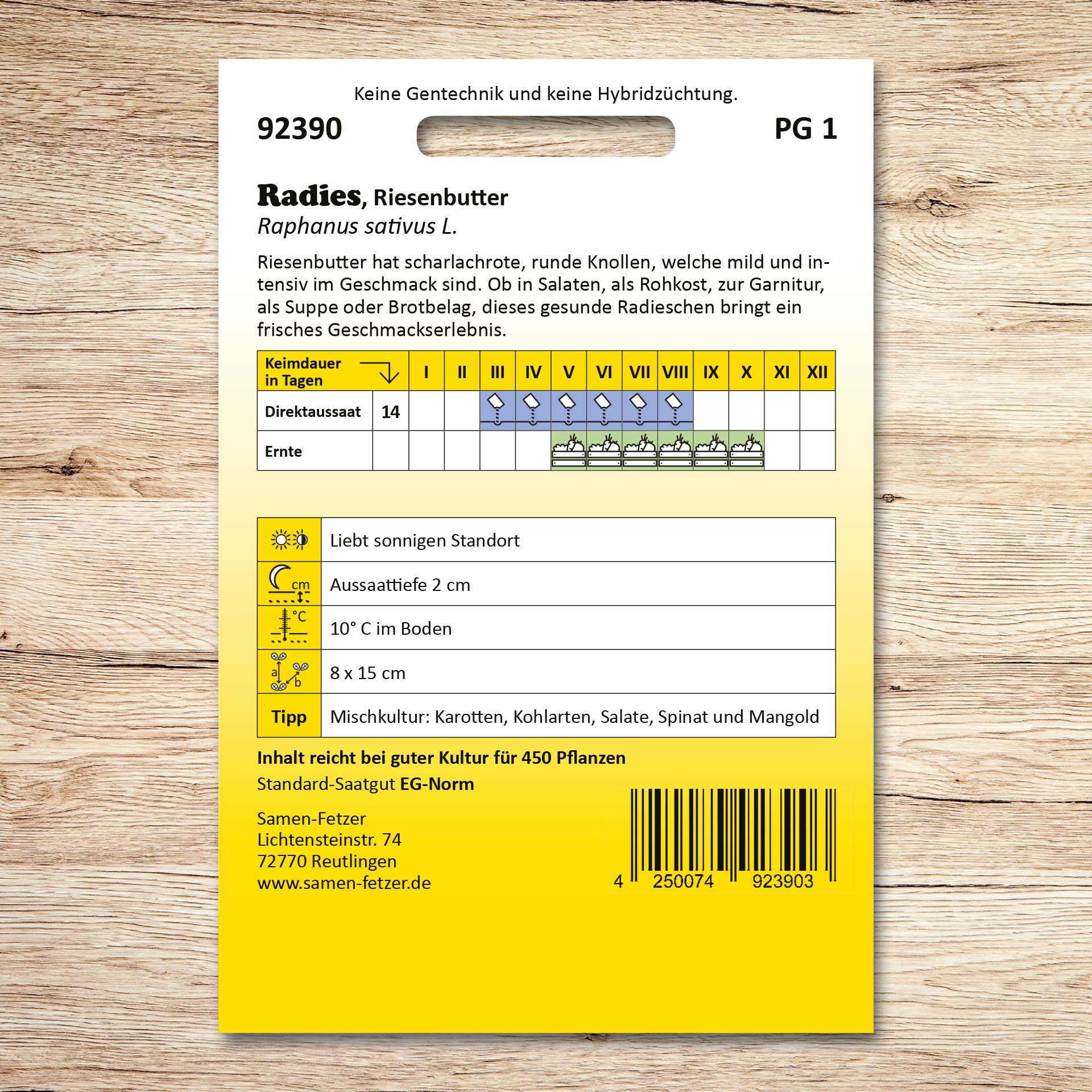Radies Riesenbutter
