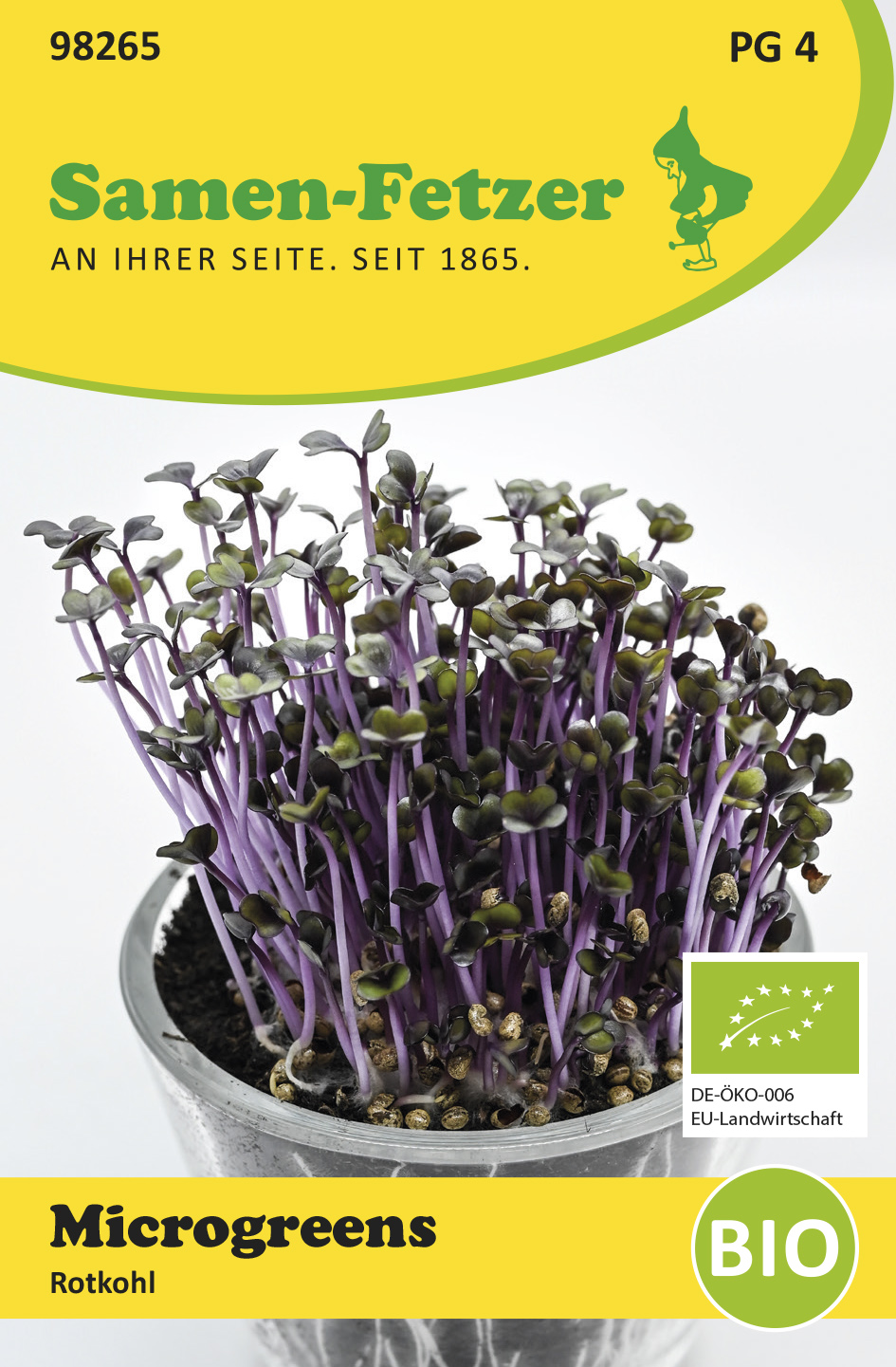 Microgreens (Bio) Rotkohl
