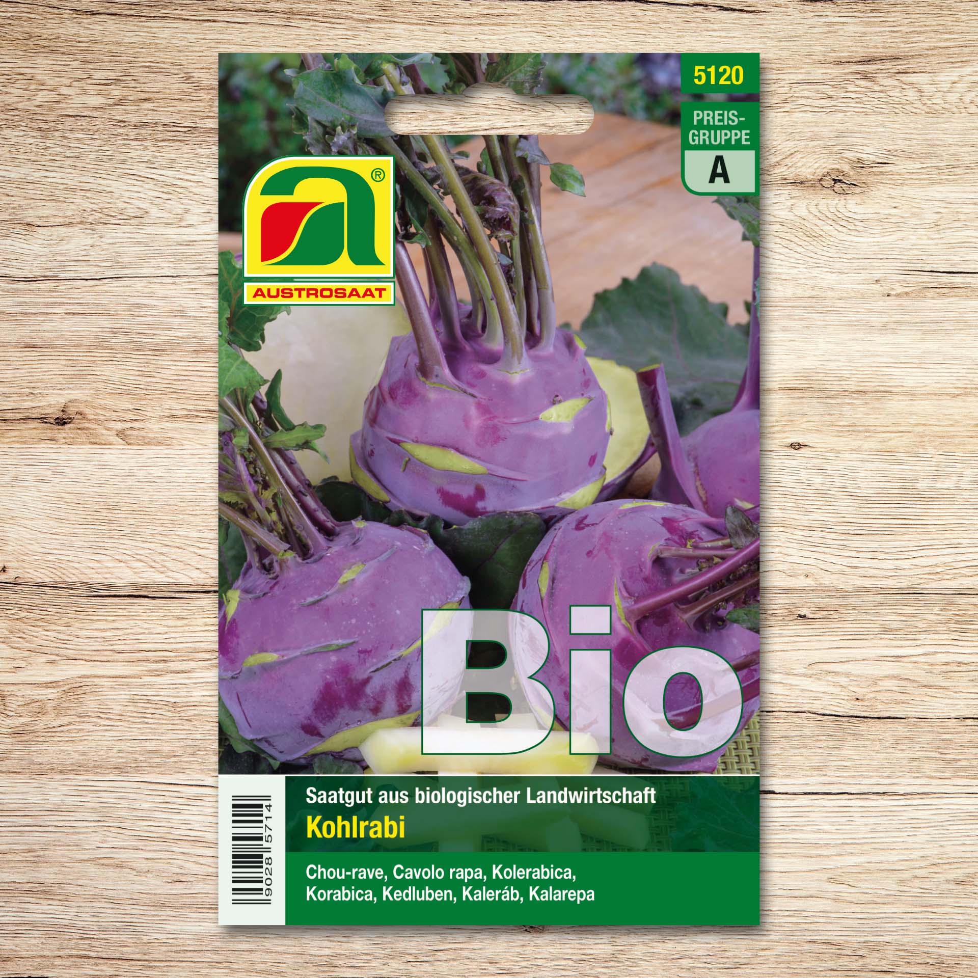 Kohlrabi (Bio) Delikatess blauer