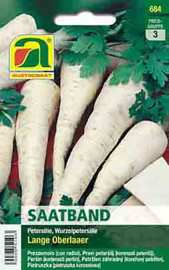 Saatband Wurzelpetersilie Lange Oberlaaer