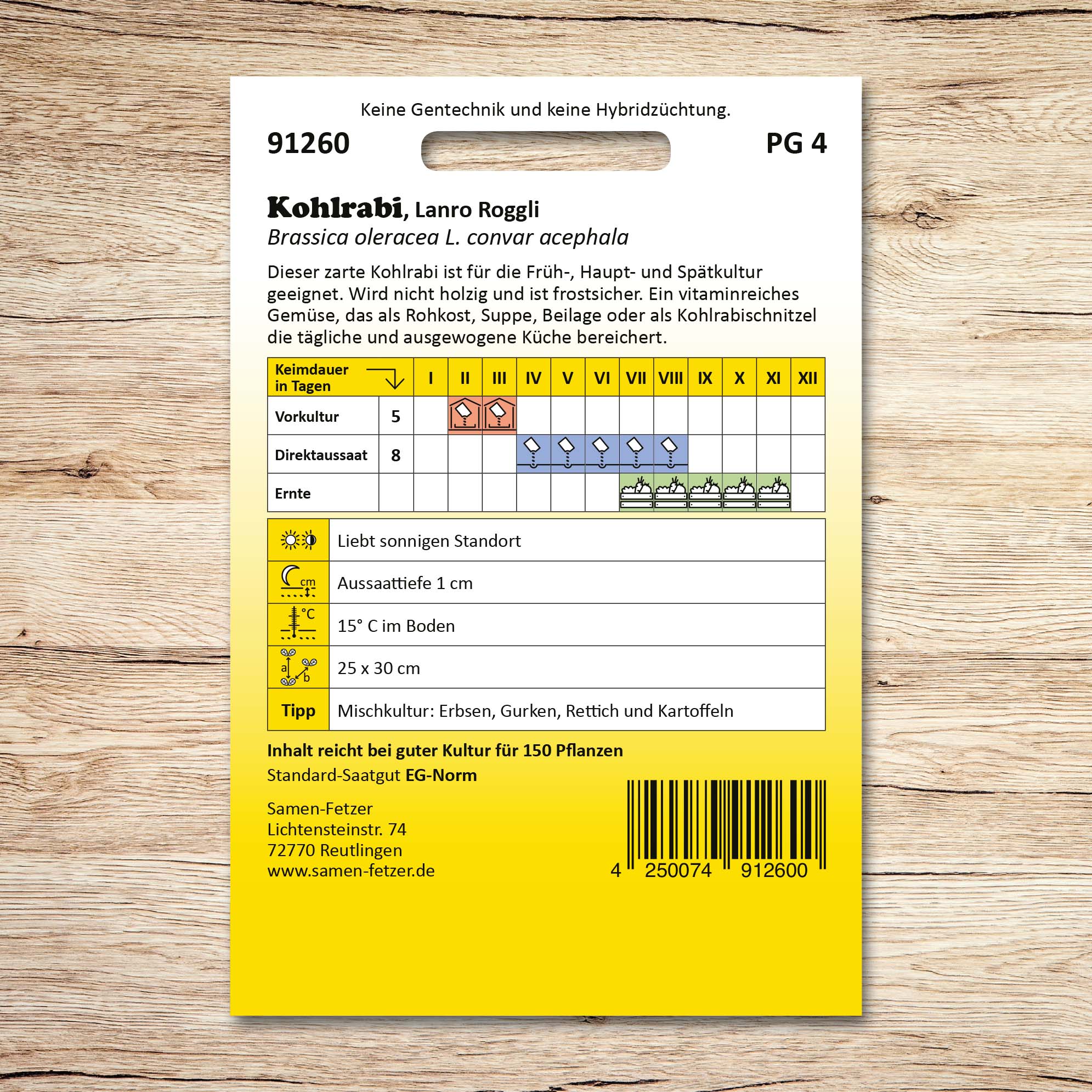 Kohlrabi Lanro Roggli