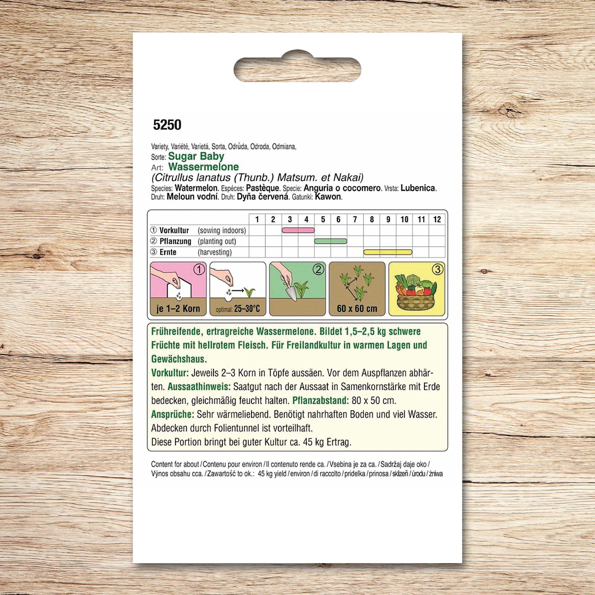 Melone /Wassermelone  (Bio) Sugar Baby