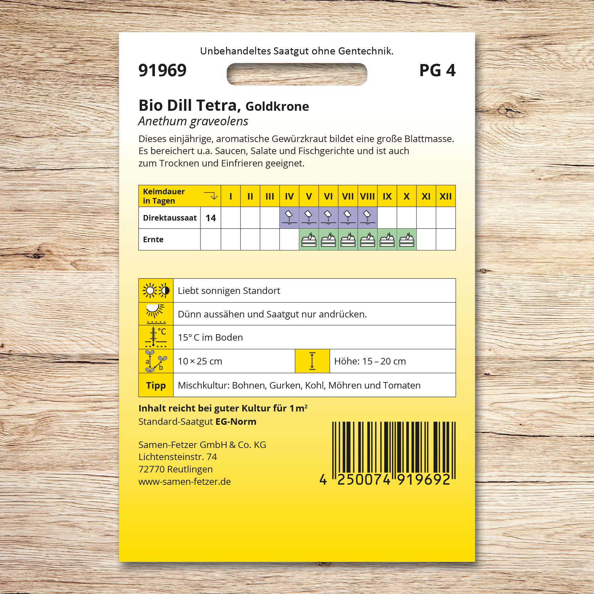 Dill Tetra (Bio) Goldkrone