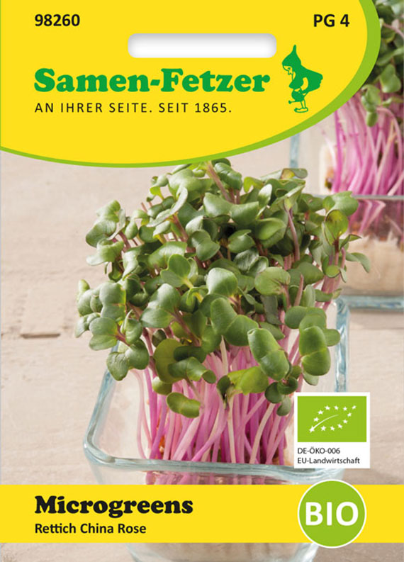 Microgreens (Bio) Rettich China Rose