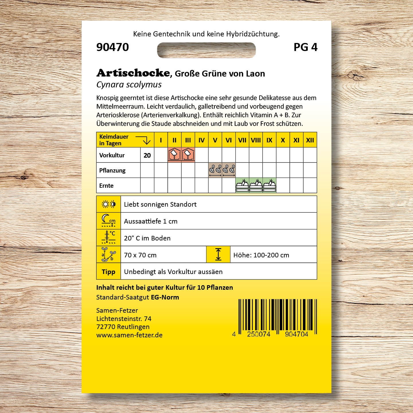Artischocken Große Grüne von Laon