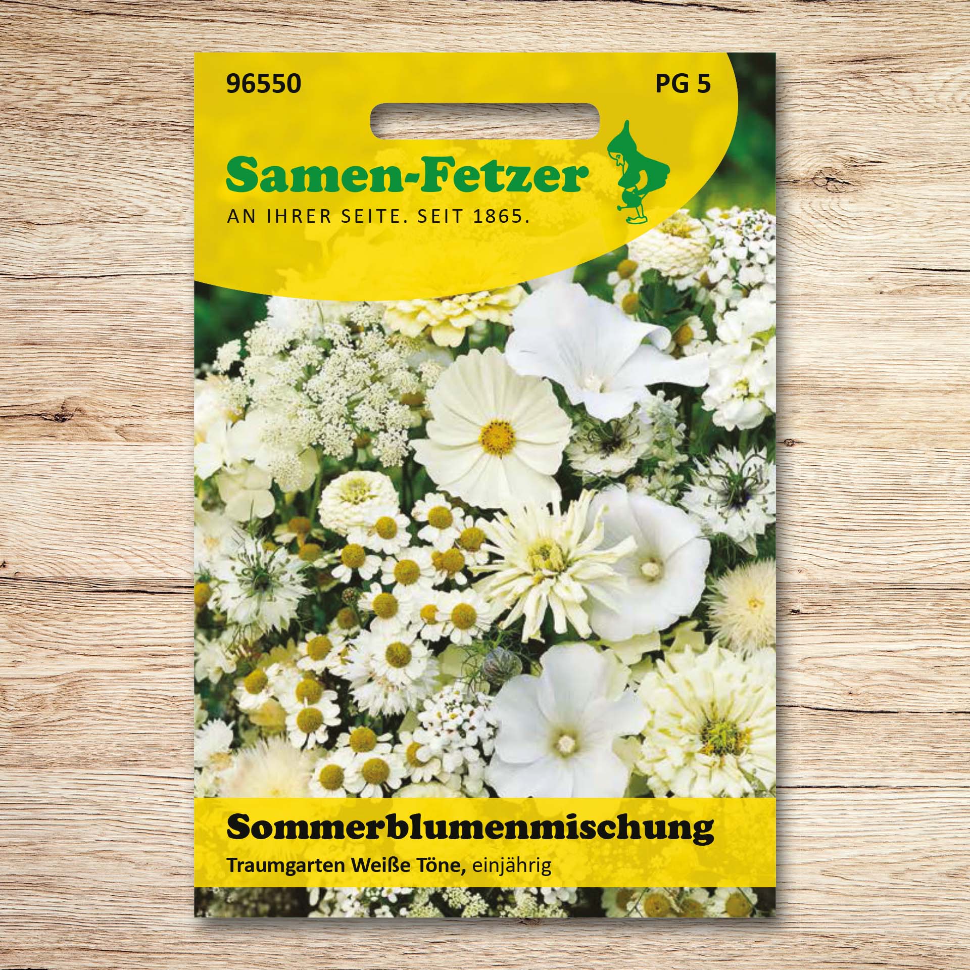 Sommerblumenmischung Traumgarten Weiße Töne