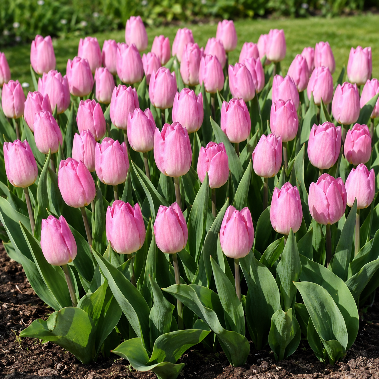 Einfache frühe Tulpen Light Pink Prince