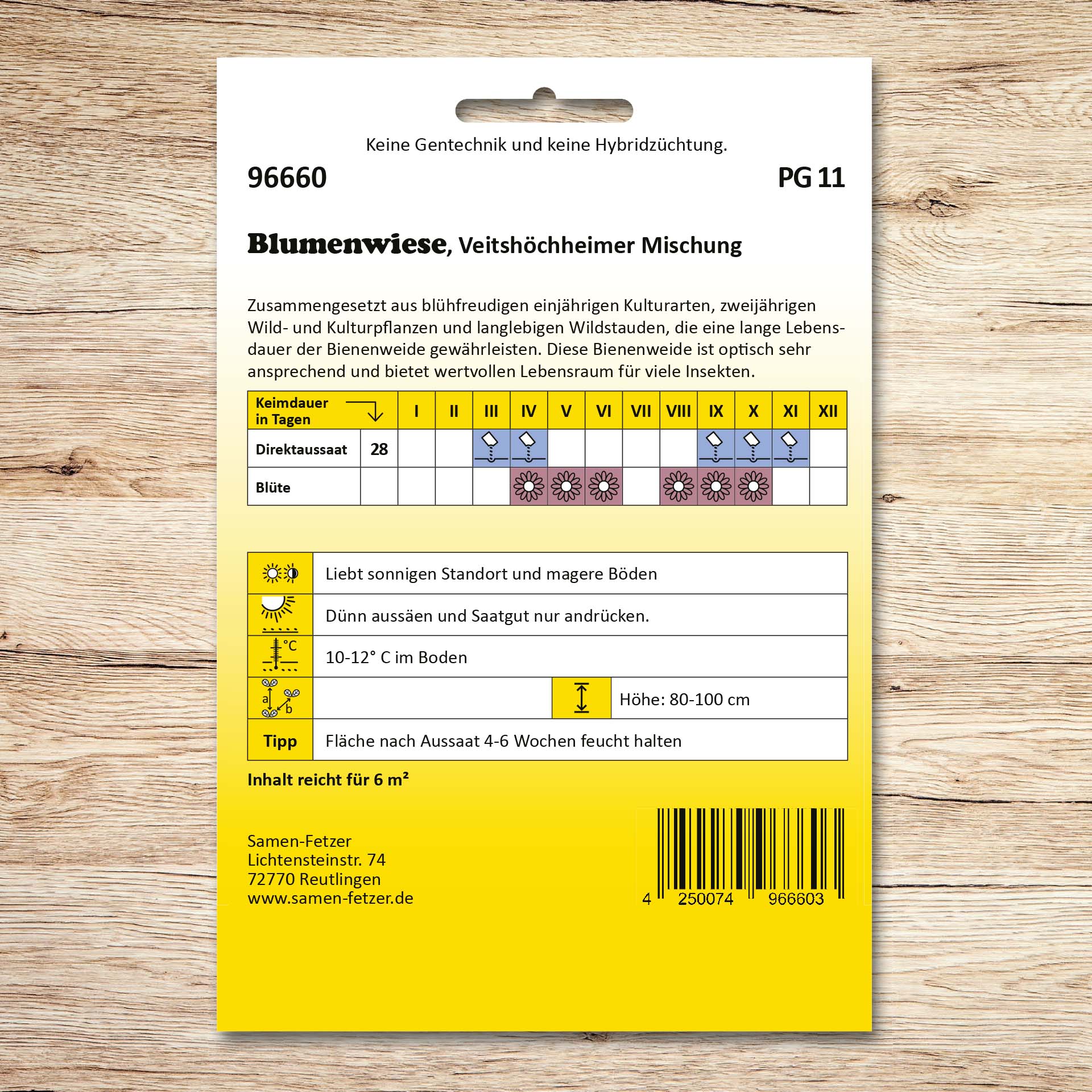 Blumenwiese Veitshöchheimer Mischung