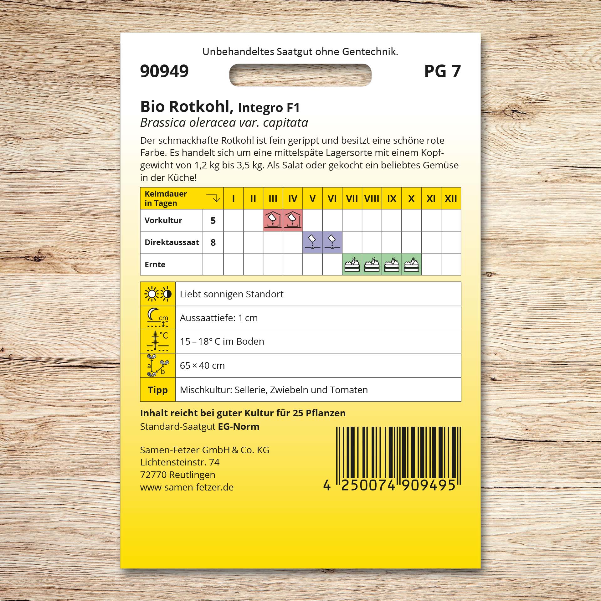 Rotkohl (Bio) Integro F1